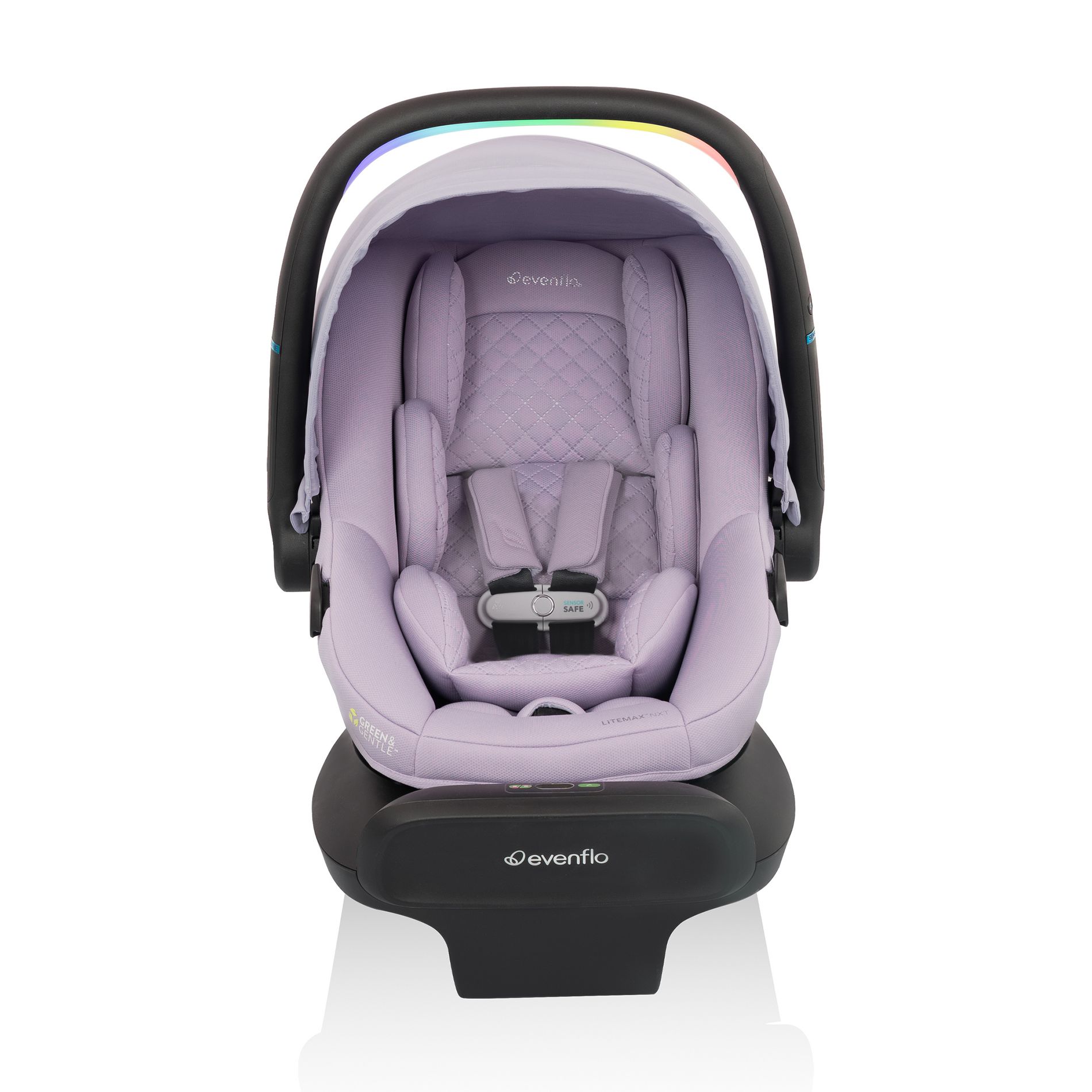 Evenflo LiteMax NXT Infant Car Seat with SensorySoothe - Agate