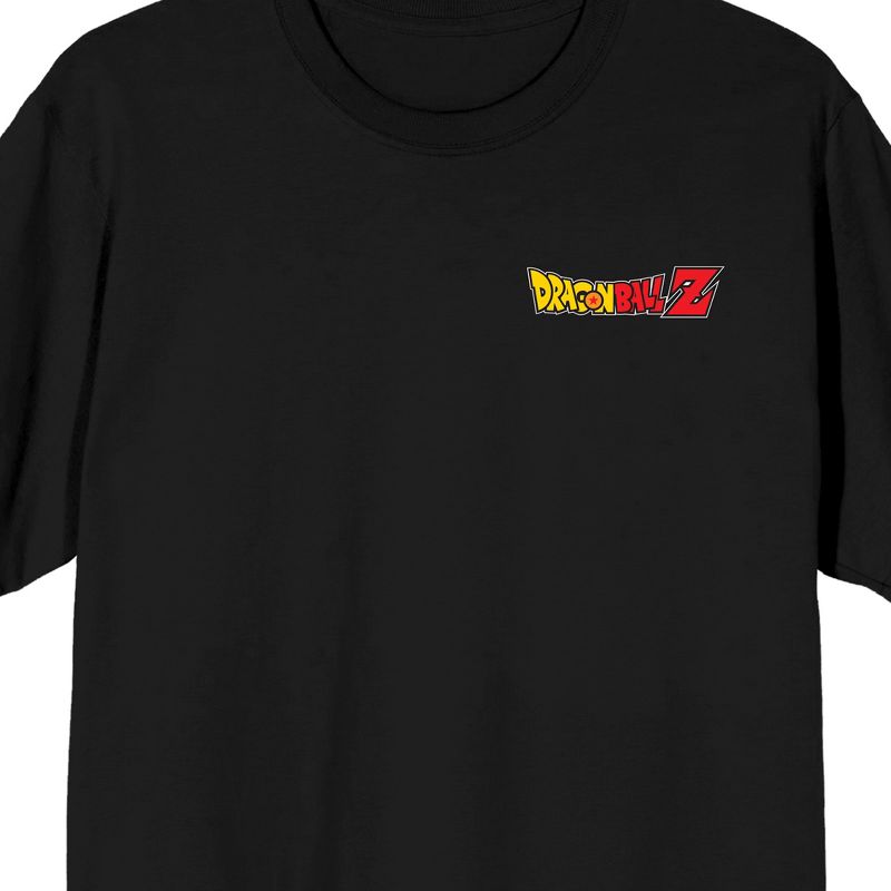 Dragon Ball Z Cell Goku & Gohan Crew Neck Short Sleeve Black Men's T-shirt, 3 of 5