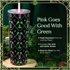 Dragon Glassware x WICKED 24 oz Vacuum Insulated Tumbler with Lid and Straws Elphaba & Glinda - 4 of 4