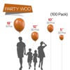 PartyWoo Balloons Burnt Orange Terracotta Rust 18 12 10 5 Inch 100 pcs - 3 of 4