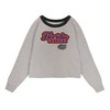 NCAA Florida Gators Girls' Crew Neck Fleece Gray Sweatshirt - 2 of 3