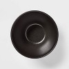29oz Earthenware Houlton Bowl Black - Threshold™: Dishwasher & Microwave Safe, Traditional Round Cereal Bowl, 6" Diameter - 3 of 3