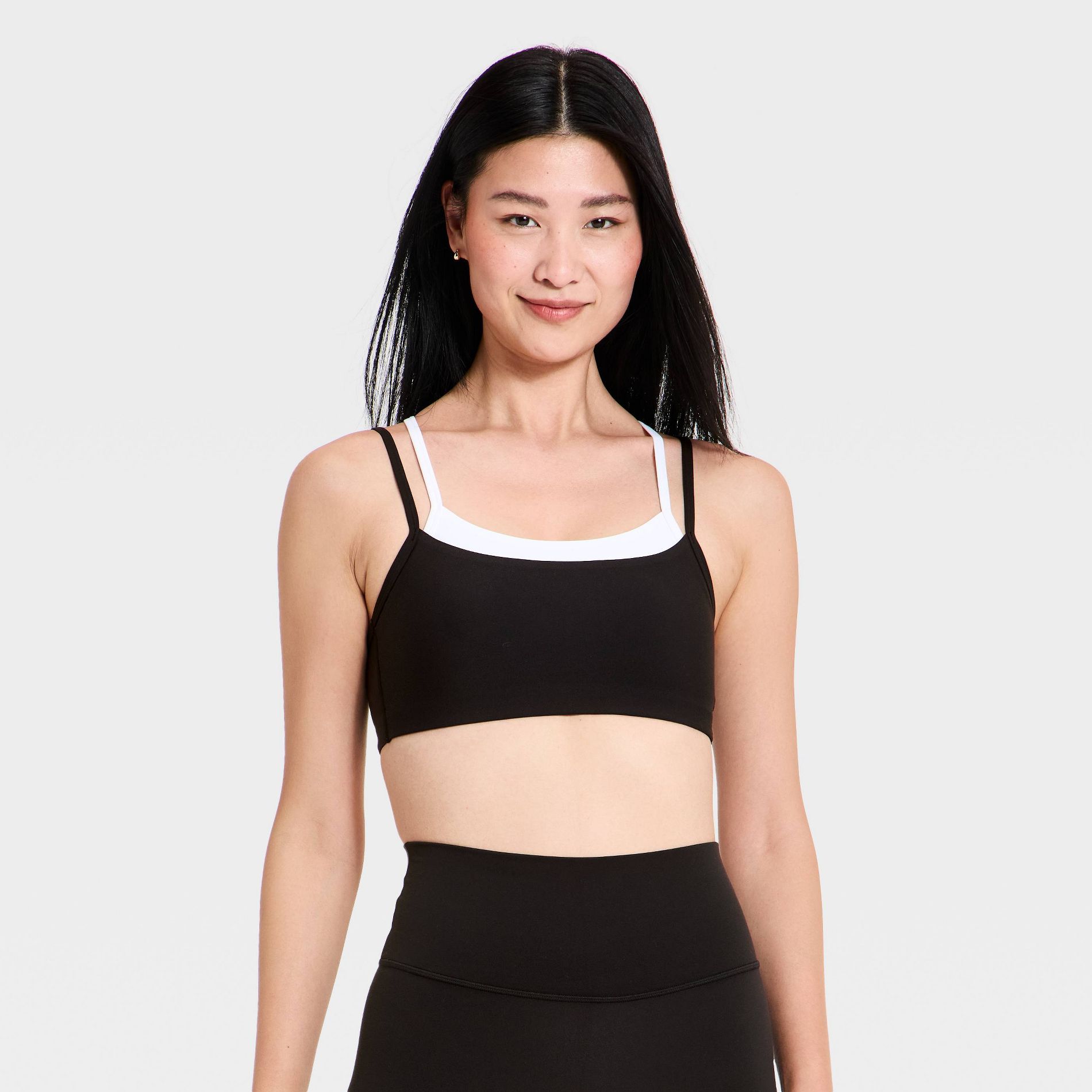 Women's Everyday Soft Light Support Layered Sports Bra - All In Motion™