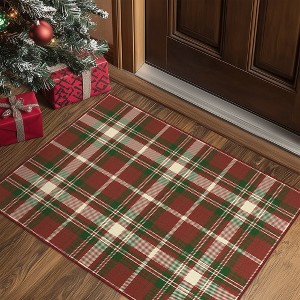 ABYNOW Machine Washable Area Rug – Soft Modern Abstract Carpet for Living Room, Bedroom, and Dining Room, Non-Slip Floor Rug - 1 of 4