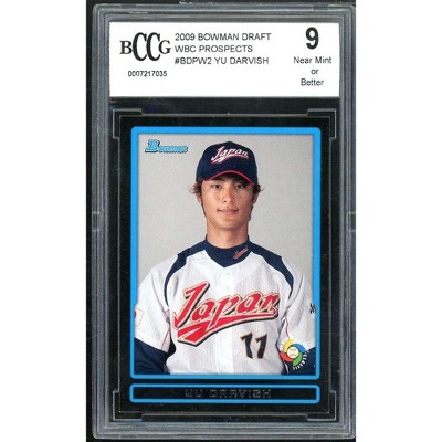 Yu Darvish Rookie Card 2009 Bowman Draft WBC Prospects #BDPW2 BGS BCCG 9
