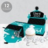 Big Dot of Happiness Teal Grad - Best is Yet to Come - Treat Box Party Favors - 2025 Turquoise Graduation Party Goodie Gable Boxes - Set of 12 - 3 of 4