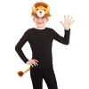 HalloweenCostumes.com    Lion Plush Tail and Headband Kit, Brown/Brown - 2 of 4