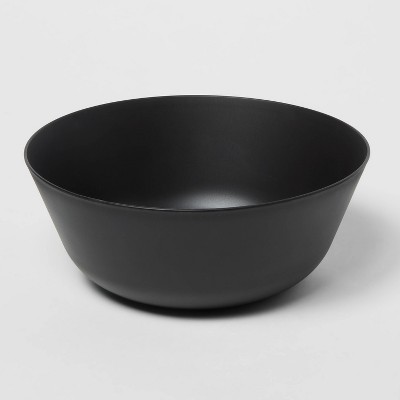114oz Plastic Serving Bowl Black - Room Essentials™