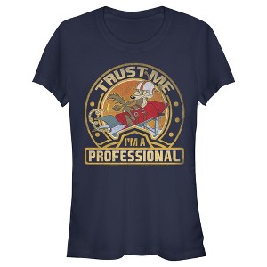 Juniors Womens Looney Tunes Wile E. Coyote Professional T-Shirt - 1 of 3