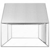 vidaXL Chicken Coop, 13.1'x6.6'x6.6', Durable Galvanized Steel, Water-Resistant Roof, Lockable Door, Ideal for Chicken, Hen, Duck, Goose - 3 of 4