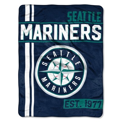 MLB Seattle Mariners Micro Fleece Throw Blanket