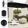 15ft Patio Umbrella with  Tilt Waterproof Sun Shade for Deck, Pool, Garden - 3 of 3