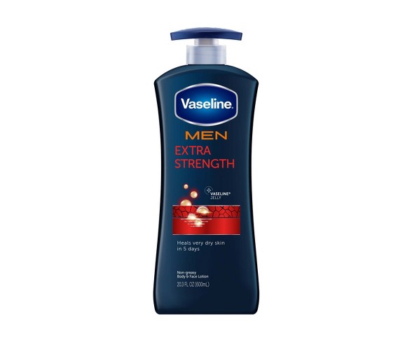 Vaseline Men's Extra Strength Hand And Body Lotion - 20.3oz