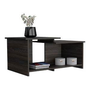 Depot E-Shop Leanna 3 Coffee Table, Lower Open Shelf - 1 of 4