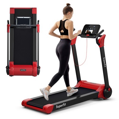 Costway 2.25hp Folding Electric Treadmill Motorized Power Running Machine :  Target