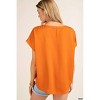Women's Dolman Sleeve V Neck Top - KORI - 3 of 3
