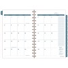 Glacier Weekly/Monthly Planner, Glacier Artwork, 8.5 x 6.38, Blue/Gray/Silver Cover, 12-Month (Jan to Dec): 2025 - 2 of 4