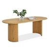 7-Piece Dining Set for 6,Modern Wood Dining Table with 6 Upholstered Linen Dinng Chairs with Solid Wood Legs for Dining Room,Kitchen-Maison Boucle - 4 of 4