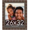 PosterPalooza | 26x32 Modern Bamboo Picture Frame, UV Acrylic, 5 Finishes - 2 of 4