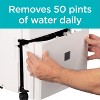 BLACK+DECKER Portable Dehumidifier Built-in Pump 50 Pint and LED Display, Adjustable Humidistat with Overflow Protection and Castors - image 4 of 4