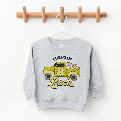 The Juniper Shop Loads Of Luck Retro Truck Toddler Graphic Sweatshirt