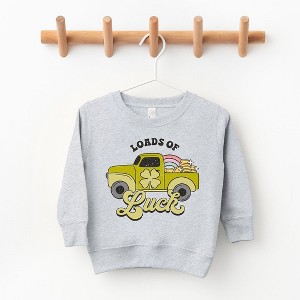 The Juniper Shop Loads Of Luck Retro Truck Toddler Graphic Sweatshirt - 1 of 2