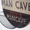 What Happens in The Man Cave Bottle Opener and Cap Catcher: Vintage Wall Decor for Bar, Garage - American Art Decor - 3 of 4