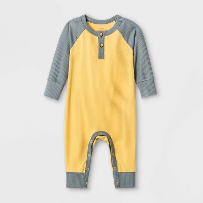 baby ribbed romper