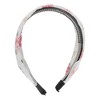 Unique Bargains Fresh Flowers Wide Headband White 1 Pc - 3 of 4