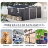 10*12ft 0.25mm color steel plate, surface protective film,Two daylight Windows, two colors can be freely selected storage sheds - 4 of 4