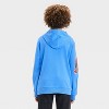 Boys' Spider-Man Elevated Hooded Sweatshirt - Blue - 3 of 4