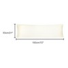 PiccoCasa Zippered Closure Silky Satin Body Long Pillowcase - 4 of 4