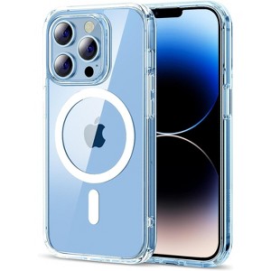 Entronix [Magnetic] Case Compatible with iPhone 13 Pro Max - [Hard Back] Slim Clear - 1 of 1