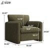 Bestier Arm Chair Padded Armrest Reading Accent Chair with Tufted Cushion - 4 of 4