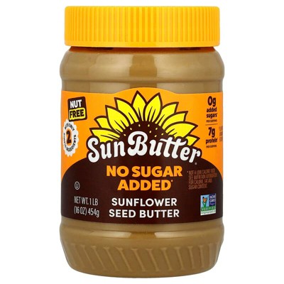 SunButter, Sunflower Seed Butter, No Sugar Added, 16 oz