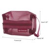 Unique Bargains Lightweight Square Mesh Makeup Bag 1Pc - 2 of 4