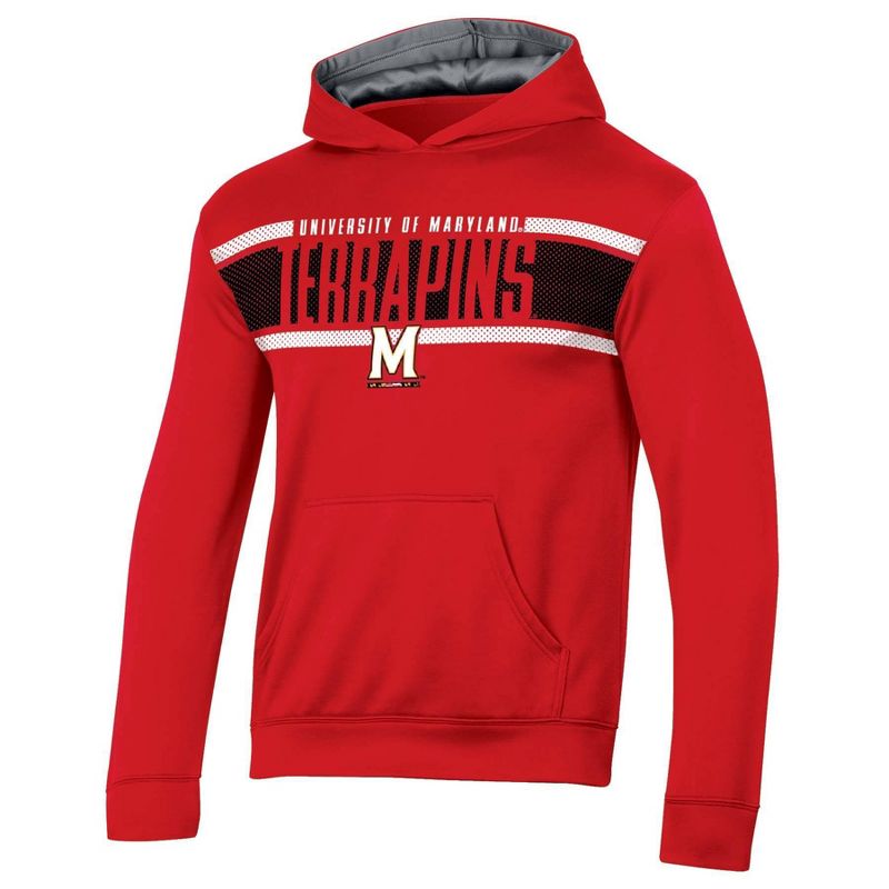 NCAA Maryland Terrapins Boys&#39; Poly Hooded Sweatshirt, 1 of 4