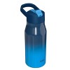 Zak Designs 14 fl oz Double Walled Stainless Steel Tranquility Insulated Straw Bottle - 3 of 4