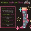 Tipi Toe Women's 6 Pack Colorful Patterned Lightweight Crew Socks - 3 of 4