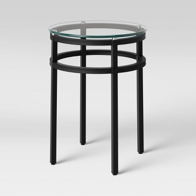 target black side table