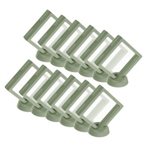 Unique Bargains Transparent PE Material Jewelry Storage Box 12 Pcs - 1 of 4