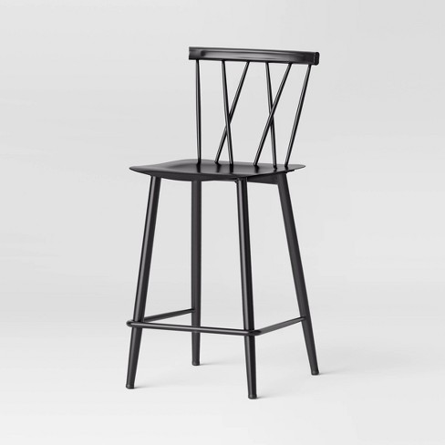 Stainless steel bar stools with online backs