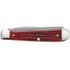 CASE XX WR Trapper Pocket Knife -  Old Red Bone Pocket Worn Corn Cob Jig Handle - 2 of 4