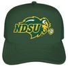 Official North Dakota State University Primary Logo Foam Snapback Trucker Hat - for Men and Women Hunter Green One Size - 2 of 4