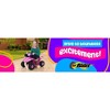 Toy Time Kids' Ride-On 6V Battery-Powered Toy Quad ATV 4-Wheeler - Pink and Purple - 3 of 3