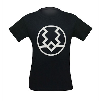 Mens Black Bolt Symbol T-Shirt