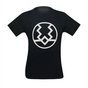 Mens Black Bolt Symbol T-Shirt - 1 of 4