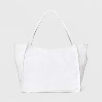 Large Tote Handbag - Wild Fable™ Cream Denim