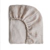 Mushie Extra Soft Muslin Crib Fitted Sheet - 2 of 4