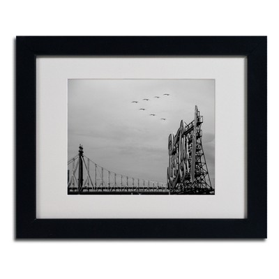 Trademark Fine Art -Yale Gurney 'Pepsi Birds' Matted Framed Art